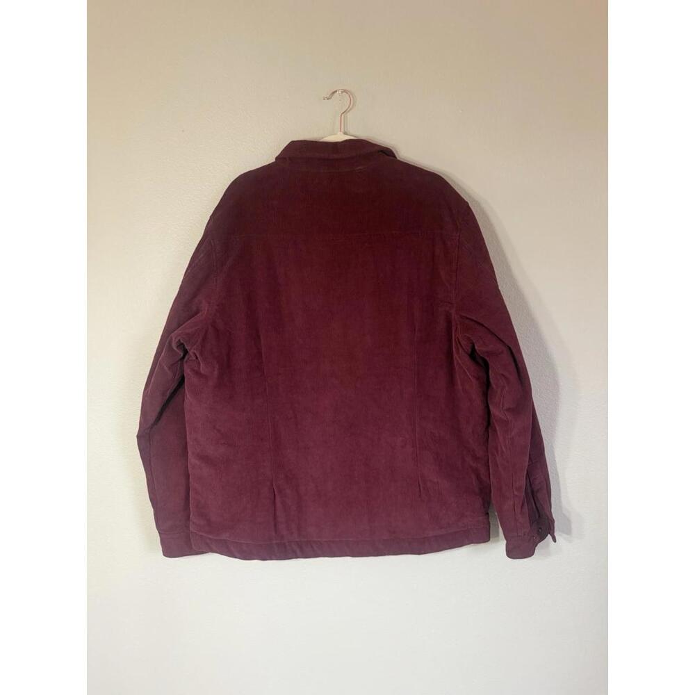 Robert Graham Corduroy Jacket Burgondy Mens XL Shacket New with Tags MSRP 298$ - Picture 6 of 6